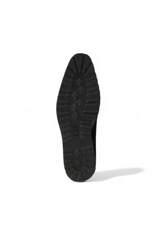 Valentino Dante Polished Calf-Skin Leather "V" logo Derby (VAL1009)-AmbrogioShoes
