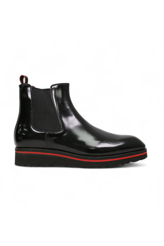Valentino Dayton Polished Calf-Skin Leather Chelsea Boots (VAL1011)-AmbrogioShoes