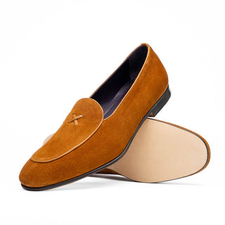 Zelli Italia 16-681 Men's Shoes Goat-Skin Suede Slip-On Loafer (ZEL1036)