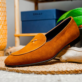 Zelli Italia 16-681 Men's Shoes Goat-Skin Suede Slip-On Loafer (ZEL1036)