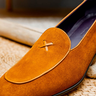 Zelli Italia 16-681 Men's Shoes Goat-Skin Suede Slip-On Loafer (ZEL1036)